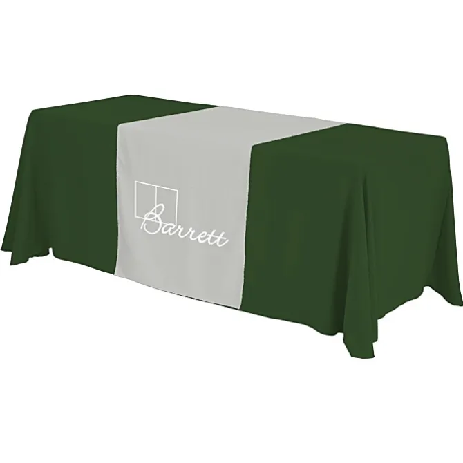 Serged 6-foot Closed-Back Table Throw and Runner Kit