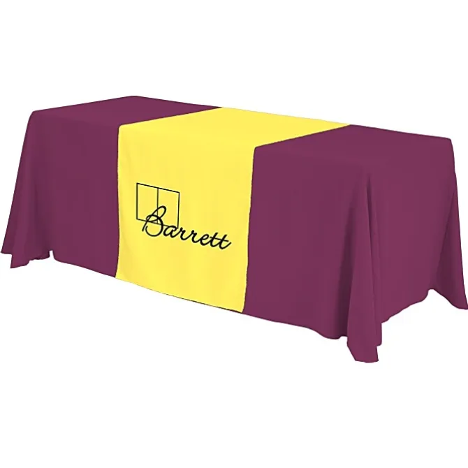 Serged 6-foot Closed-Back Table Throw and Runner Kit