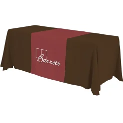 Serged 6-foot Closed-Back Table Throw and Runner Kit