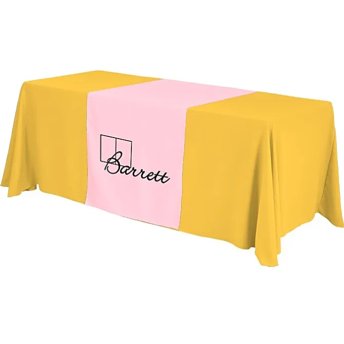 Serged 6-foot Closed-Back Table Throw and Runner Kit