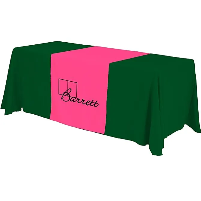 Serged 6-foot Closed-Back Table Throw and Runner Kit