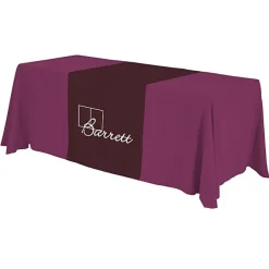 Serged 6-foot Closed-Back Table Throw and Runner Kit
