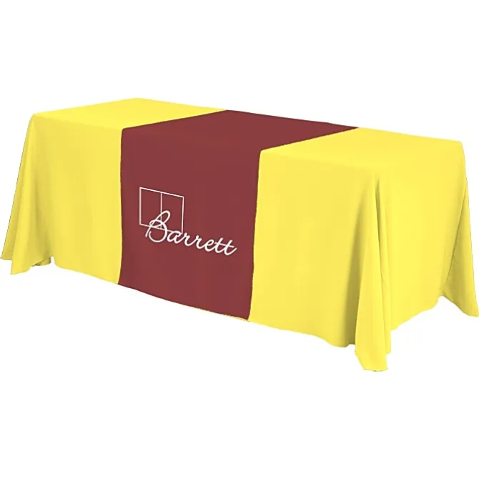 Serged 6-foot Closed-Back Table Throw and Runner Kit