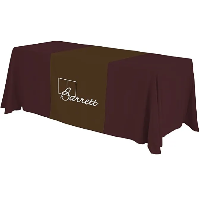 Serged 6-foot Closed-Back Table Throw and Runner Kit