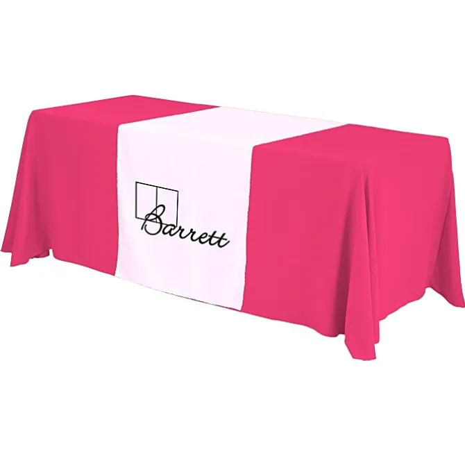 Serged 6-foot Closed-Back Table Throw and Runner Kit