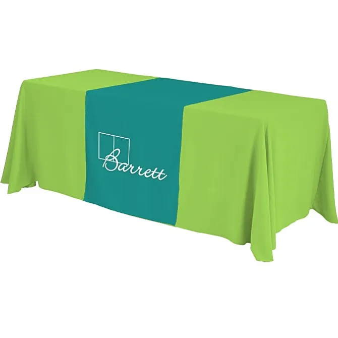 Serged 6-foot Closed-Back Table Throw and Runner Kit