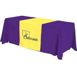Serged 6-foot Closed-Back Table Throw and Runner Kit