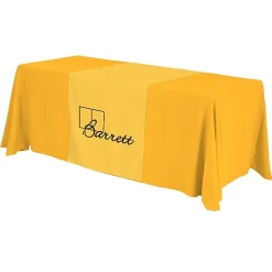 Serged 6-foot Closed-Back Table Throw and Runner Kit