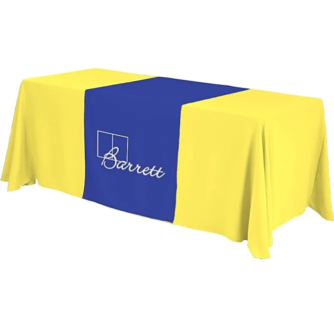 Serged 6-foot Closed-Back Table Throw and Runner Kit