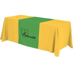 Serged 6-foot Closed-Back Table Throw and Runner Kit