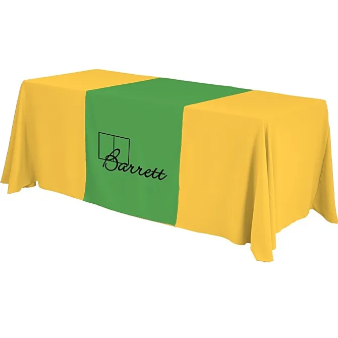 Serged 6-foot Closed-Back Table Throw and Runner Kit