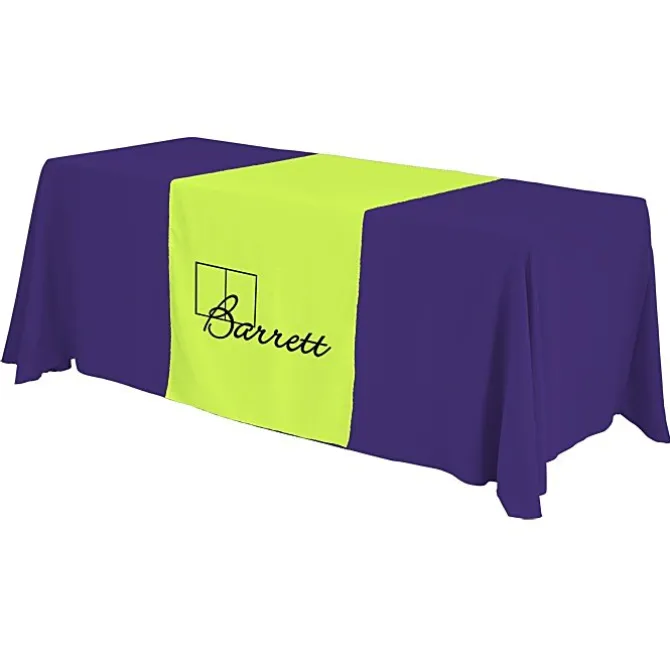 Serged 6-foot Closed-Back Table Throw and Runner Kit
