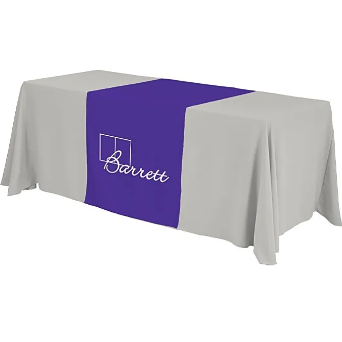 Serged 6-foot Closed-Back Table Throw and Runner Kit