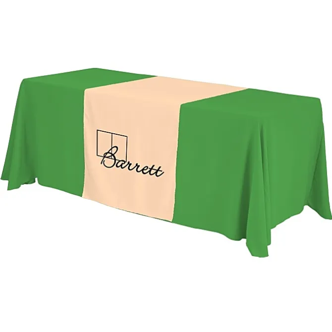 Serged 6-foot Closed-Back Table Throw and Runner Kit