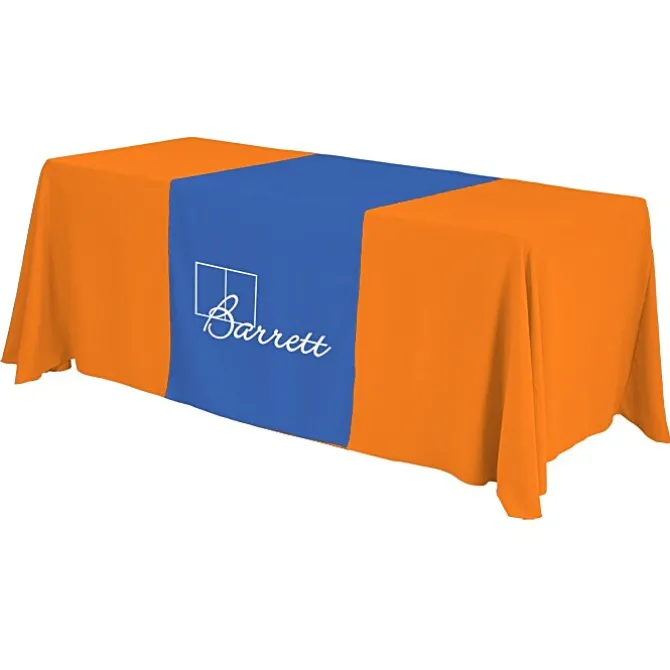 Serged 6-foot Closed-Back Table Throw and Runner Kit