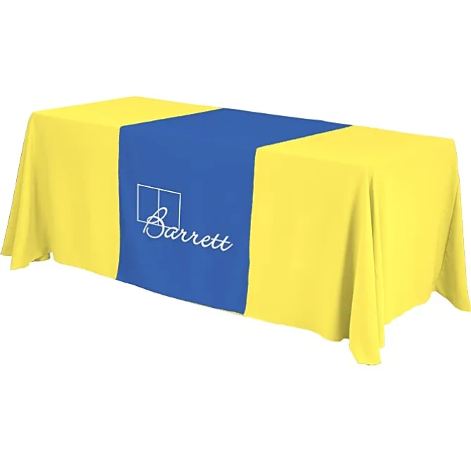 Serged 6-foot Closed-Back Table Throw and Runner Kit