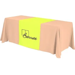 Serged 6-foot Closed-Back Table Throw and Runner Kit