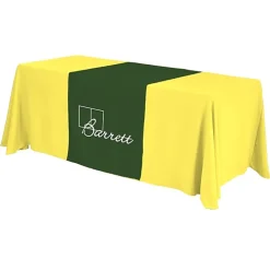 Serged 6-foot Closed-Back Table Throw and Runner Kit