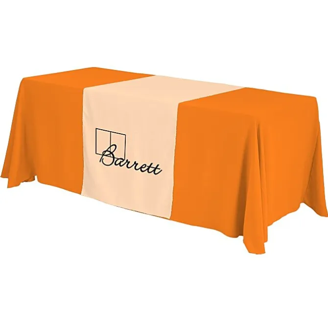 Serged 6-foot Closed-Back Table Throw and Runner Kit