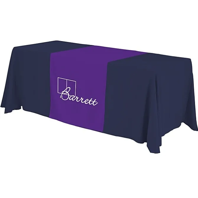 Serged 6-foot Closed-Back Table Throw and Runner Kit