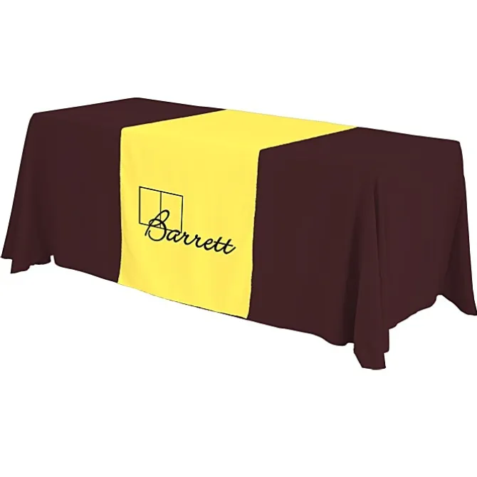 Serged 6-foot Closed-Back Table Throw and Runner Kit