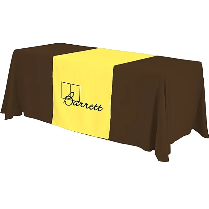 Serged 6-foot Closed-Back Table Throw and Runner Kit