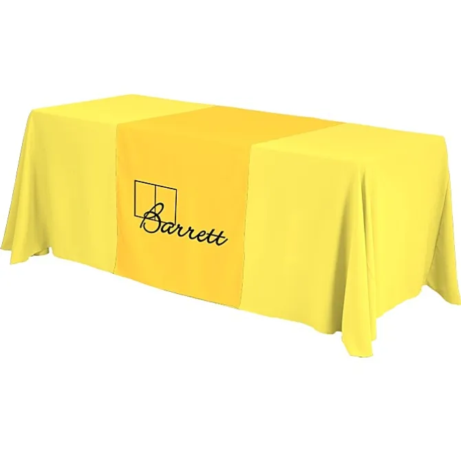 Serged 6-foot Closed-Back Table Throw and Runner Kit