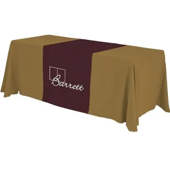 Serged 6-foot Closed-Back Table Throw and Runner Kit