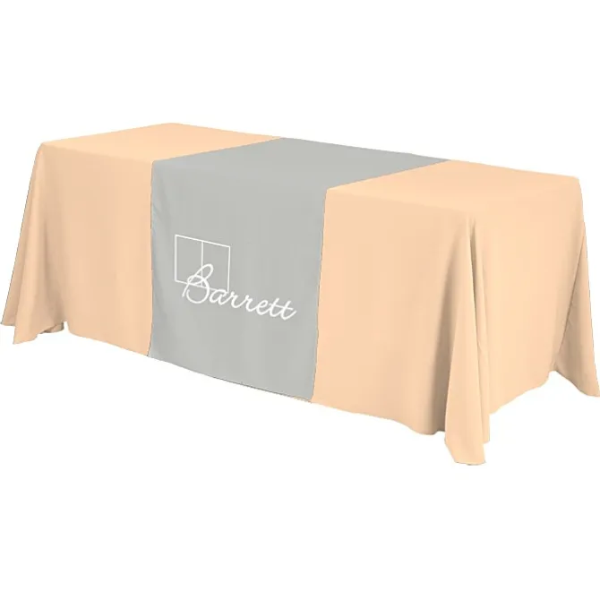 Serged 6-foot Closed-Back Table Throw and Runner Kit