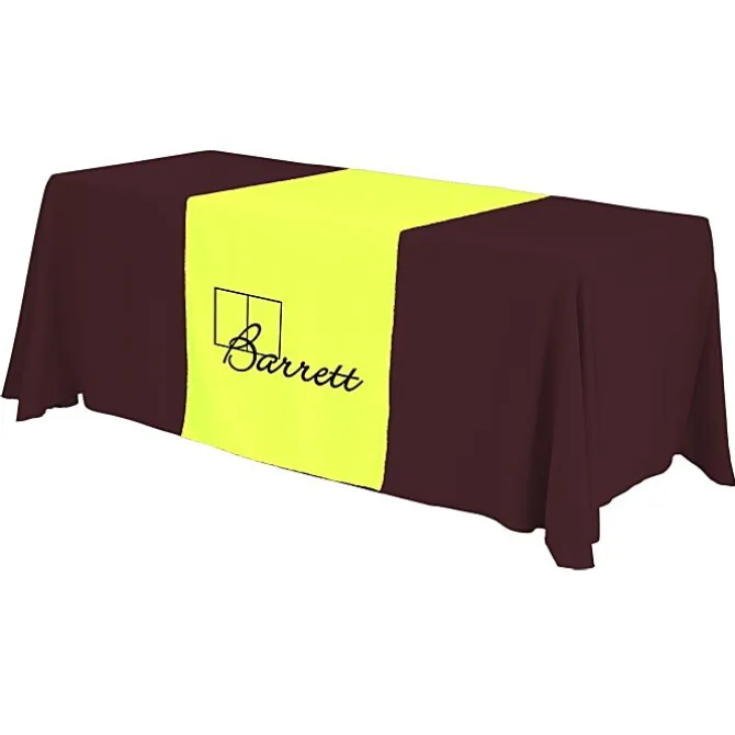 Serged 6-foot Closed-Back Table Throw and Runner Kit