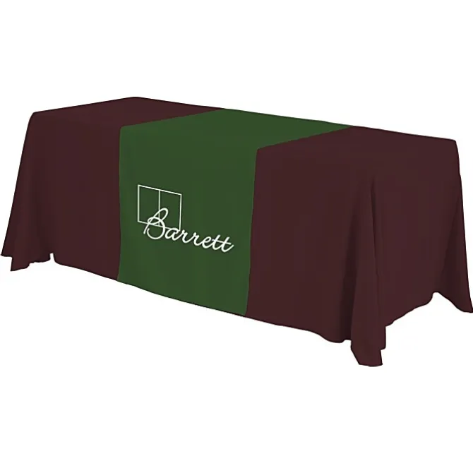 Serged 6-foot Closed-Back Table Throw and Runner Kit