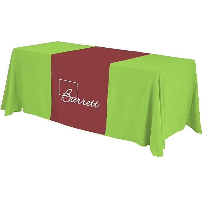 Serged 6-foot Closed-Back Table Throw and Runner Kit