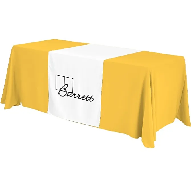 Serged 6-foot Closed-Back Table Throw and Runner Kit