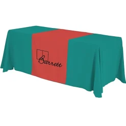 Serged 6-foot Closed-Back Table Throw and Runner Kit