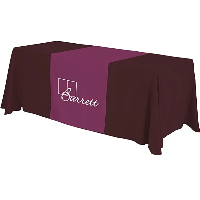 Serged 6-foot Closed-Back Table Throw and Runner Kit