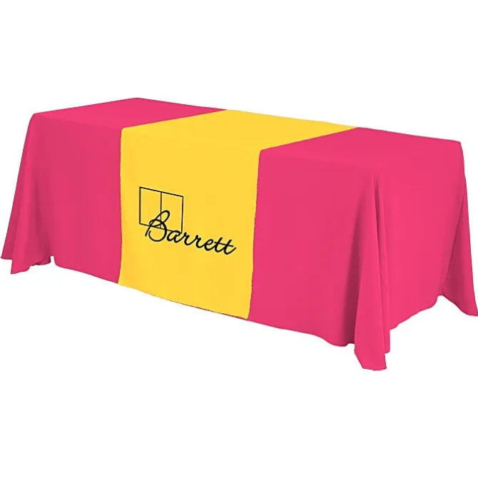 Serged 6-foot Closed-Back Table Throw and Runner Kit