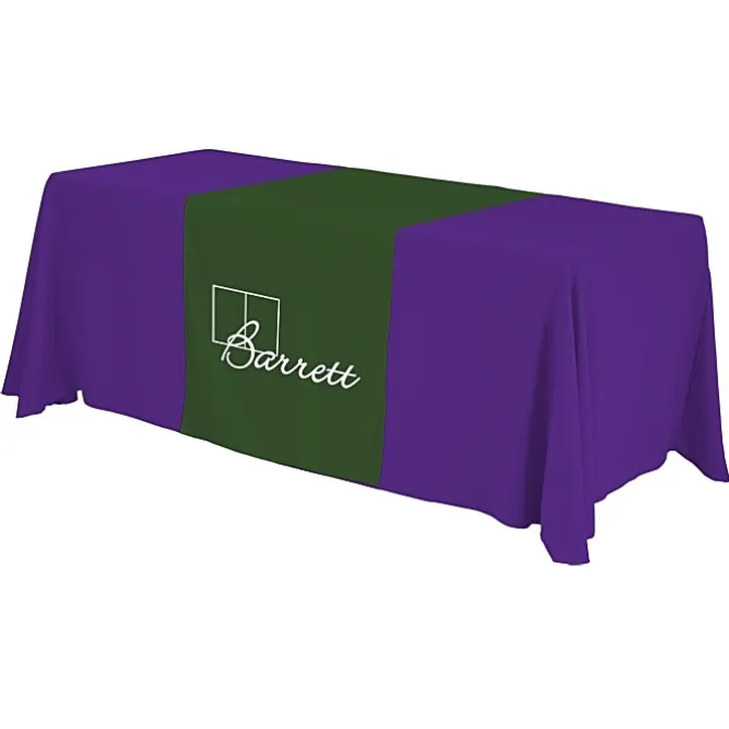 Serged 6-foot Closed-Back Table Throw and Runner Kit