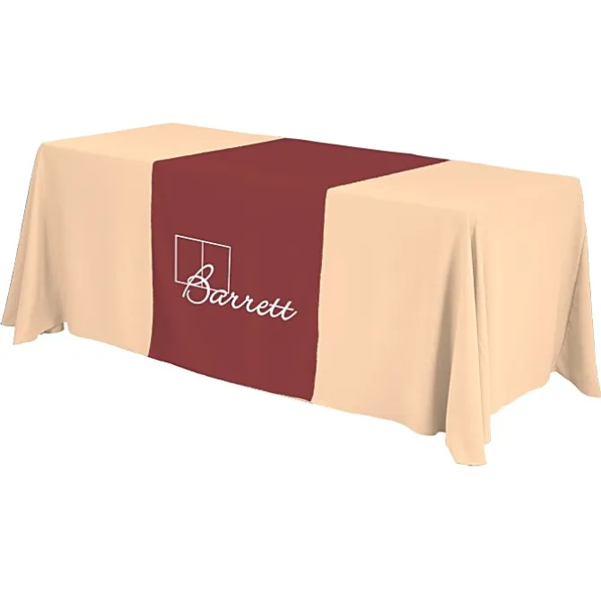 Serged 6-foot Closed-Back Table Throw and Runner Kit