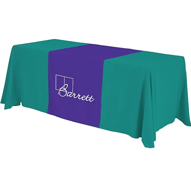 Serged 6-foot Closed-Back Table Throw and Runner Kit