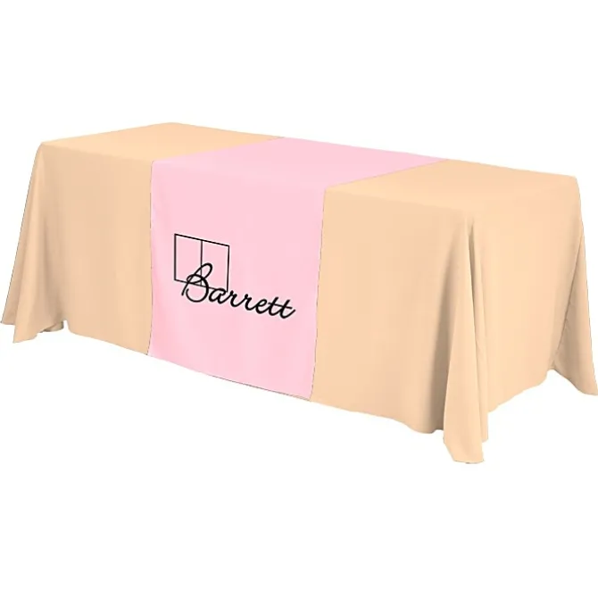 Serged 6-foot Closed-Back Table Throw and Runner Kit