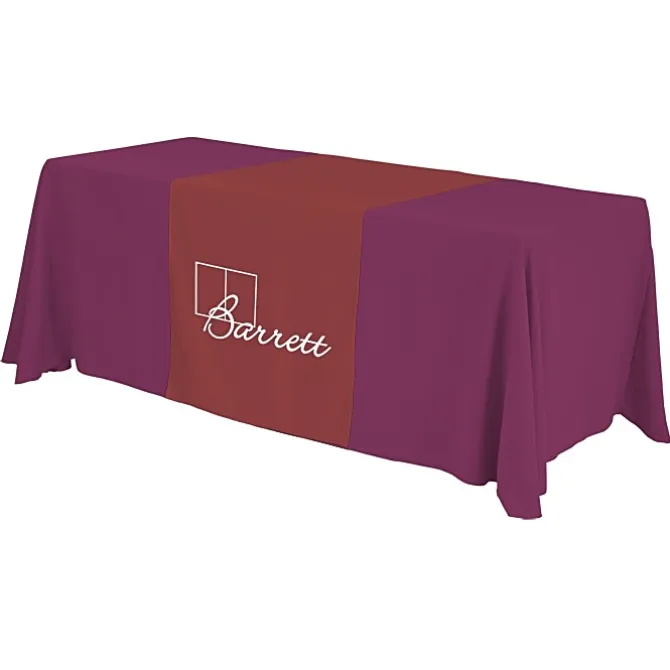 Serged 6-foot Closed-Back Table Throw and Runner Kit