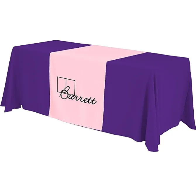 Serged 6-foot Closed-Back Table Throw and Runner Kit