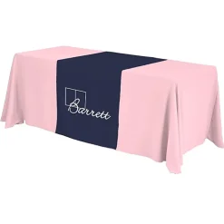 Serged 6-foot Closed-Back Table Throw and Runner Kit
