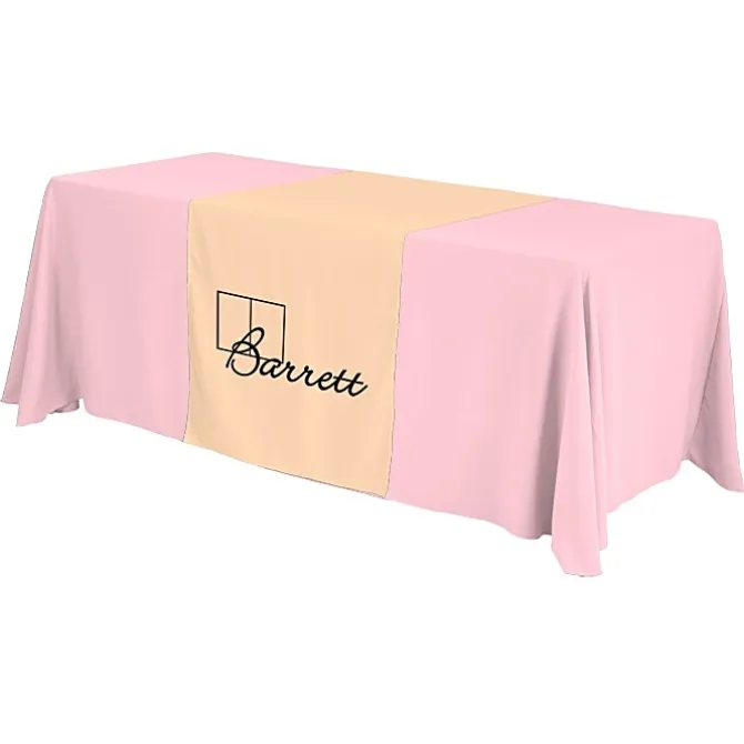 Serged 6-foot Closed-Back Table Throw and Runner Kit