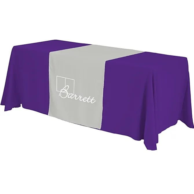 Serged 6-foot Closed-Back Table Throw and Runner Kit