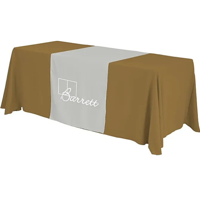 Serged 6-foot Closed-Back Table Throw and Runner Kit
