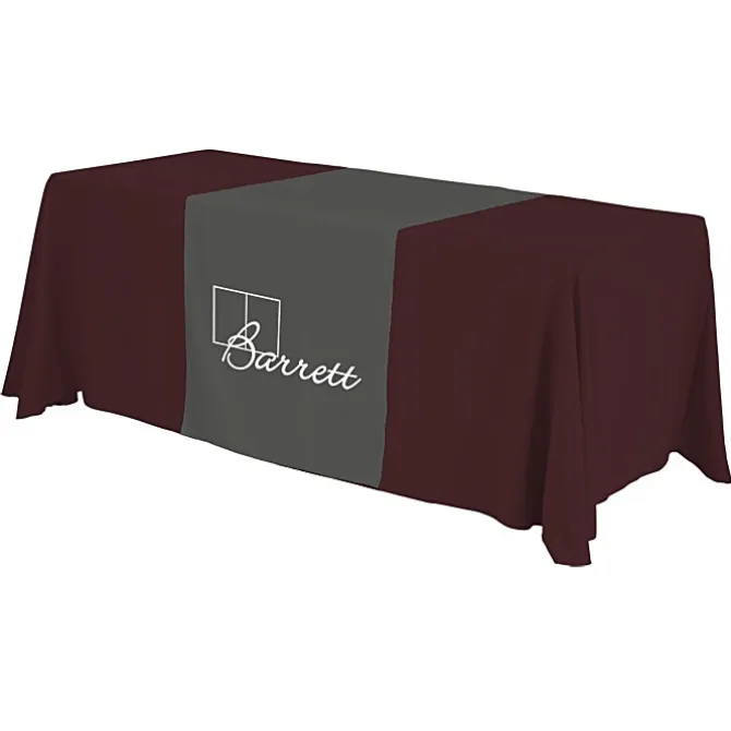 Serged 6-foot Closed-Back Table Throw and Runner Kit
