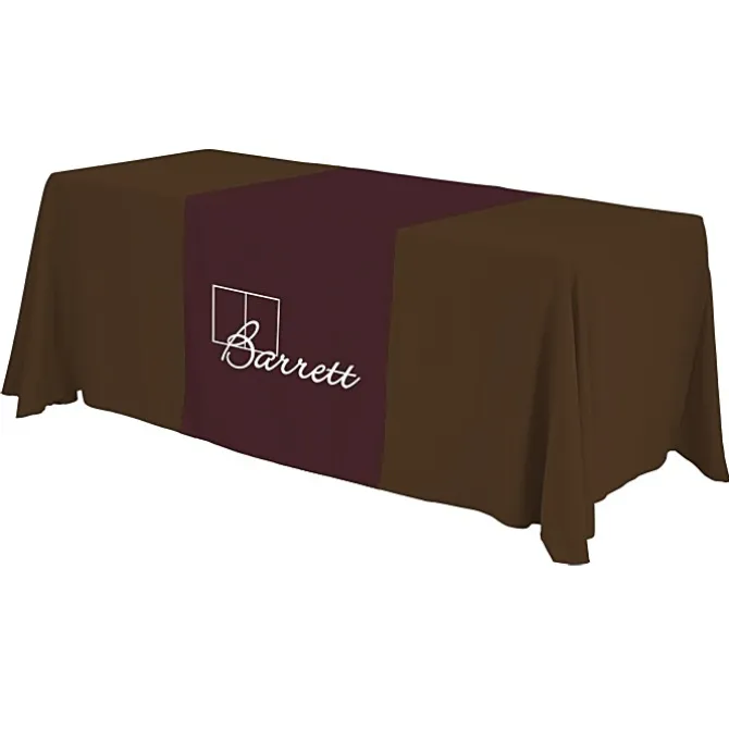 Serged 6-foot Closed-Back Table Throw and Runner Kit