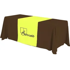 Serged 6-foot Closed-Back Table Throw and Runner Kit