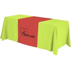 Serged 6-foot Closed-Back Table Throw and Runner Kit